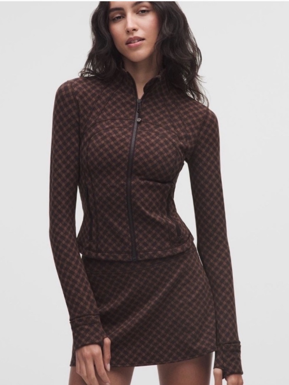 lululemon athletica Java Jacquard Define Cropped Jacket in Size 8
